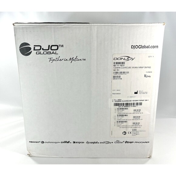 DonJoy Iceman Clear 3 Cold Therapy System AC Adapter Hose-with Pad and Manual - Picture 13 of 13